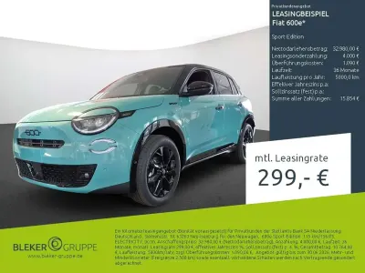 Ny Fiat 600 Sport 114 kW (156 HK) 2026 Blå SUV