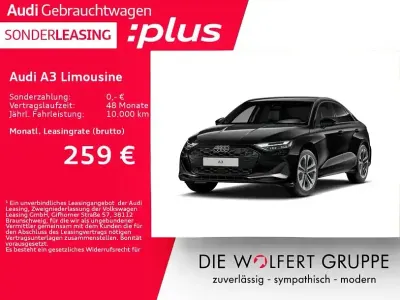 Gebraucht Audi A3 Advanced Plus 150 PS (110 kW) 2025 Mythosschwarz metallic Limousine