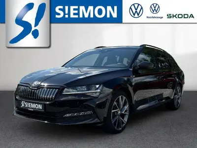 Gebraucht Skoda Superb SportLine 218 PS (160 kW) 2023 Schwarz Kombi
