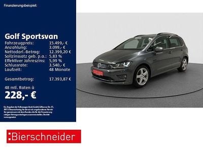 Usata VW Golf Sportsvan Highline 150 CV (110 kW) 2017 Grigio Monovolume