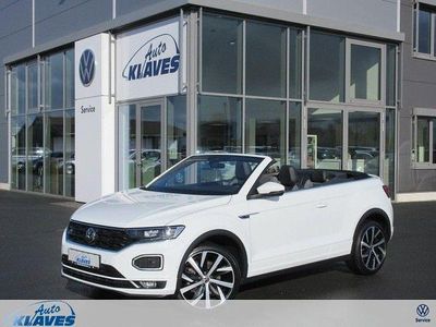 Gebraucht VW T-Roc Cabriolet R-line 150 PS (110 kW) 2021 Weiß Cabrio