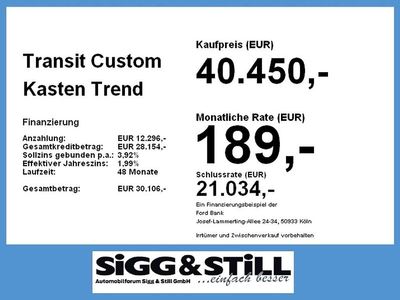 Neu Ford Transit Custom Trend 170 PS (125 kW) 2026 Frost weiß Van / Kleinbus