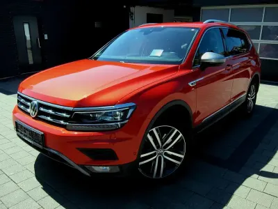 Gebraucht VW Tiguan Allspace Highline 200 PS (147 kW) 2021 Orange SUV