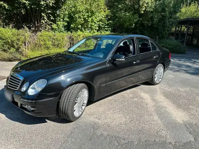 Usata Mercedes E420 Avantgarde 314 CV (230 kW) 2008 Nero Berlina
