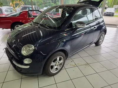 Gebraucht Fiat 500 Lounge 69 PS (50 kW) 2009 Blau Cabrio