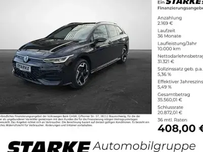 Ny VW Golf VIII R-line 150 HK (110 kW) 2026 Sort Stationcar