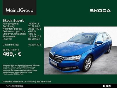 Gebraucht Skoda Superb LAURIN & KLEMENT 280 PS (205 kW) 2023 Raceblau metallic Kombi
