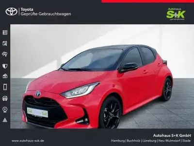 Brugt Toyota Yaris Hybrid Style 116 HK (85 kW) 2022 Sort Hatchback