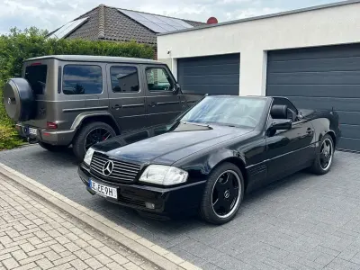 Gebraucht Mercedes SL320 231 PS (169 kW) 1994 Schwarz Cabrio
