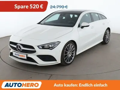 Gebraucht Mercedes CLA180 Shooting Brake AMG line 136 PS (100 kW) 2021 Weiß Kombi