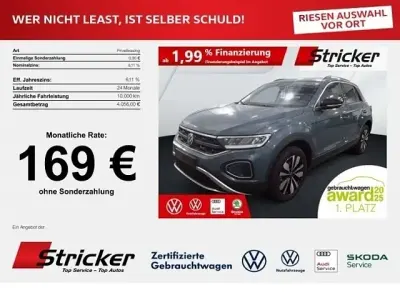 Gebraucht VW T-Roc Goal 116 PS (85 kW) 2025 Petroleum blue metallic (metallic) SUV