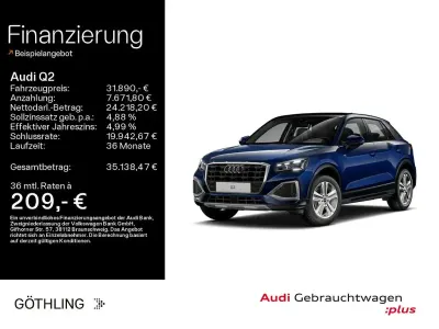 Gebraucht Audi Q2 Advanced Plus 150 PS (110 kW) 2025 Navarrablau metallic SUV