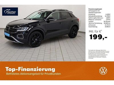 Gebraucht VW T-Roc Move 110 PS (80 kW) 2023 Schwarz SUV