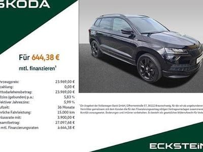 Gebraucht Skoda Karoq SportLine 190 PS (139 kW) 2020 Schwarz SUV