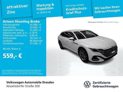 Gebraucht VW Arteon R-line 190 PS (139 kW) 2023 Oryxweiß perlmutteffekt Kombi