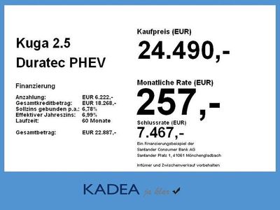 Obsidianschwarz metallic Gebraucht 2023 Ford Kuga ST-Line SUV | 24.490 € (Fairer Preis)