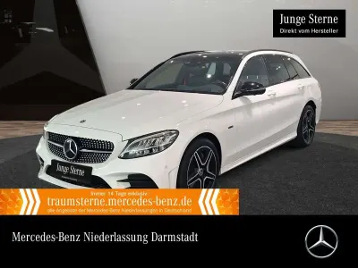Gebraucht Mercedes C300e AMG 194 PS (142 kW) 2021 Polarweiß Kombi