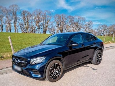 Usata Mercedes GLC250 AMG 211 CV (155 kW) 2018 Blu Coupé