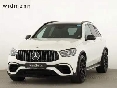 Gebraucht Mercedes GLC63 AMG AMG 510 PS (375 kW) 2022 Unilack polarweiss SUV