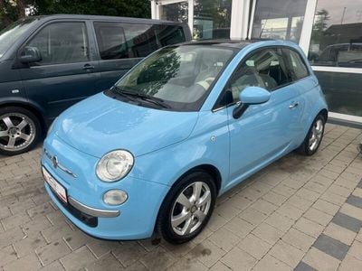 Gebraucht Fiat 500 Lounge 86 PS (63 kW) 2010 Blau Kleinwagen