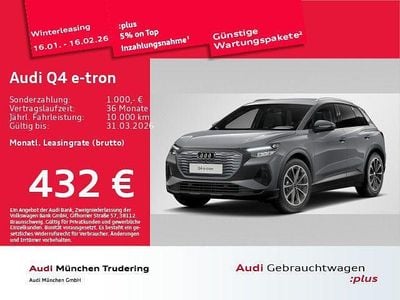 Kieselgrau Gebraucht 2025 Audi Q4 e-tron Ambiente SUV | 41.271 € (Guter Preis)