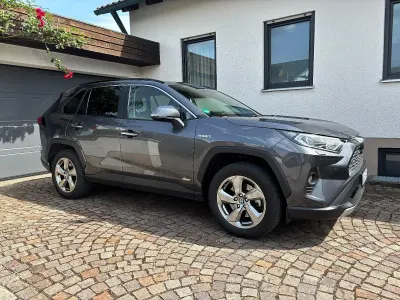 Gebraucht Toyota RAV4 Hybrid Lounge 222 PS (163 kW) 2019 Grau SUV