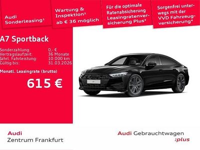 Gebraucht Audi A7 Sportback Ambiente 299 PS (219 kW) 2025 Mythosschwarz metallic Kleinwagen