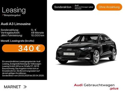 Gebraucht Audi A3 Advanced Plus 150 PS (110 kW) 2025 Mythosschwarz metallic Limousine