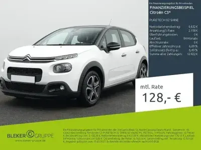 Gebraucht Citroën C3 PureTech 82 PS (60 kW) 2020 Weiß Kleinwagen