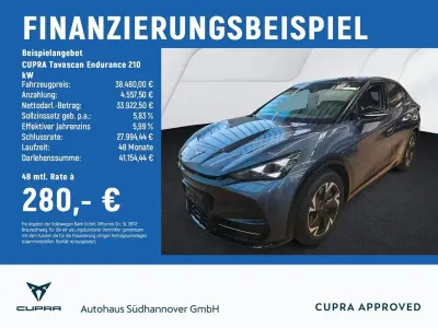 Gebraucht Cupra Tavascan Endurance 210 kW (286 PS) 2025 Blau SUV