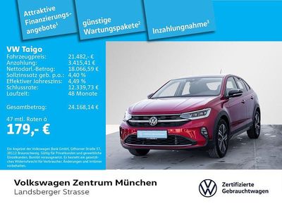 Gebraucht VW Taigo Style 150 PS (110 kW) 2022 Rot SUV