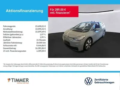 Gebraucht VW ID.3 Pro 150 kW (204 PS) 2022 Mondsteingrau Kleinwagen