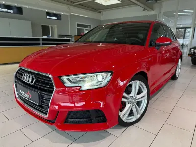 Używany Audi A3 S-Line 150 KM (110 kW) 2020 Czerwony Sedan/Limuzyna