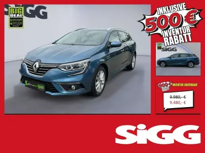 Gebraucht Renault Mégane GrandTour Intens 101 PS (74 kW) 2017 Berlin blau metallic Kombi