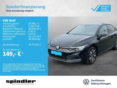 Gebraucht VW Golf VIII Move 150 PS (110 kW) 2023 Deep black perleffekt Limousine