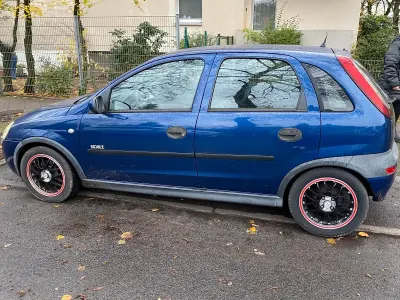 Gebraucht Opel Corsa 75 PS (55 kW) 2002 Blau Kleinwagen
