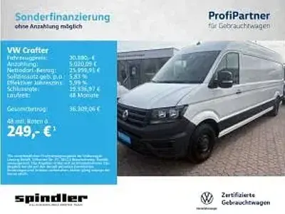 Gebraucht VW Crafter 140 PS (102 kW) 2024 Weiß (candyweiß) Van