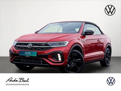 Neu VW T-Roc Cabriolet R-line 150 PS (110 kW) 2025 Kings red metallic schwarz Cabrio