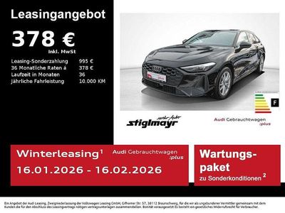 Mythosschwarz metallic Gebraucht 2025 Audi A5 Sport Kombi | 46.290 € (Superpreis)