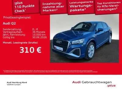 Używany Audi Q2 S-Line 150 KM (110 kW) 2025 Niebieski SUV