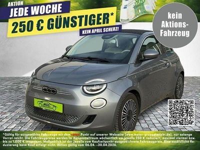 Gebraucht Fiat 500e La Prima 86 kW (118 PS) 2022 Mineral grau Cabrio