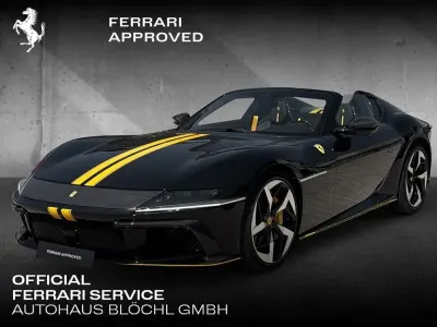 Nouă Ferrari 12 Cilindri 825 CP (606 kW) 2026 Negru Cabrio