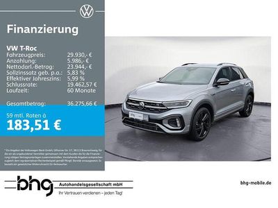 Begagnad VW T-Roc R-line 150 HK (110 kW) 2025 Silver SUV