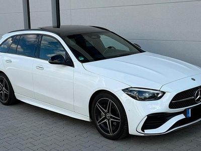 Gebraucht Mercedes C220 AMG line 200 PS (147 kW) 2022 Weiß Kombi