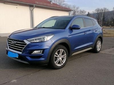 Gebraucht Hyundai Tucson Premium 177 PS (130 kW) 2019 Blau SUV