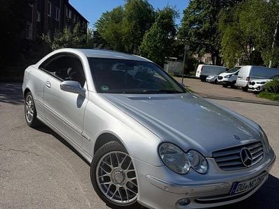 Brugt Mercedes CLK240 170 HK (125 kW) 2003 Sølv Coupe
