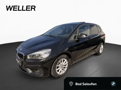 Gebraucht BMW 220 Active Tourer Advantage 192 PS (141 kW) 2017 Black sapphire (schwarz) Van / Kleinbus