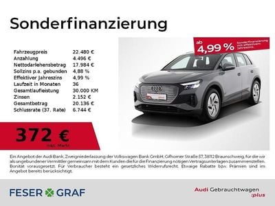 Kieselgrau Gebraucht 2022 Audi Q4 e-tron Basis SUV | 22.480 € (Guter Preis)