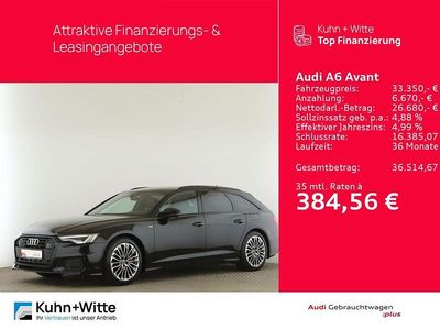 Brillantschwarz Gebraucht 2021 Audi A6 Sport Kombi | 33.350 € (Superpreis)