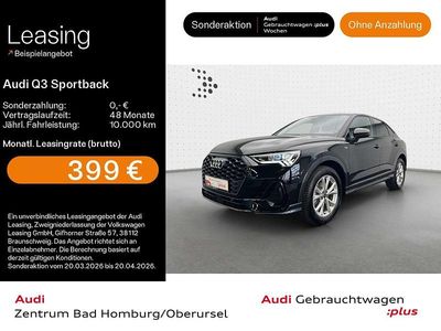 Gebraucht Audi Q3 S-Line 150 PS (110 kW) 2025 Mythosschwarz metallic SUV